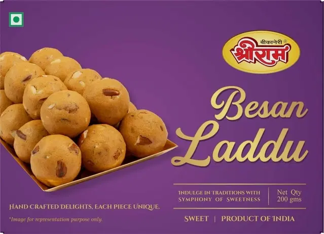 Shree Ram Besan Laddu Box 400 g