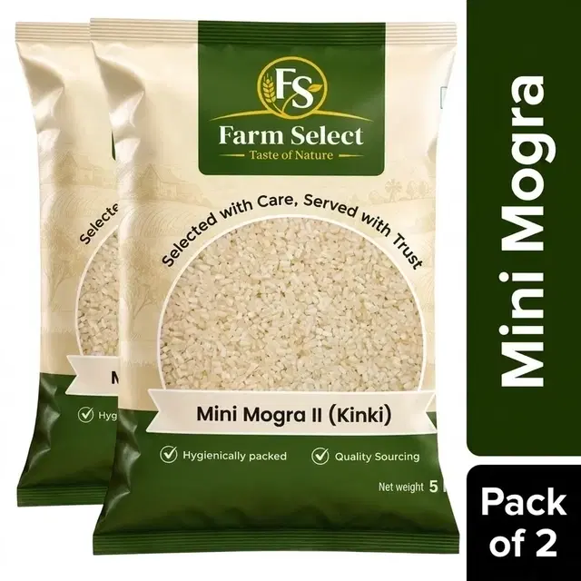 Farm Select Mini Mogra II  (Kinki) 2X5 Kg. 2.7mm - Pack of 2
