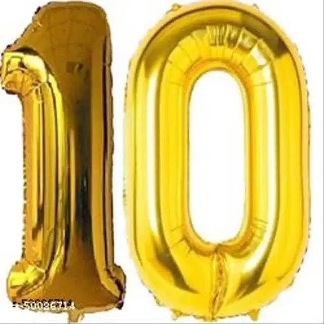 Number Foil Balloon, Assorted, Pack of 1