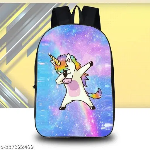 Canvas Backpack Bag, Black