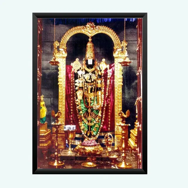 Polyester Photo Frame, Black, 5x7 inches