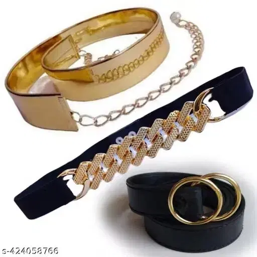 Belt for Women (Assorted,Free Size)