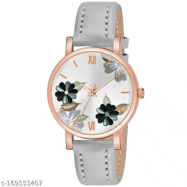 Analog Watch for Women (Grey)