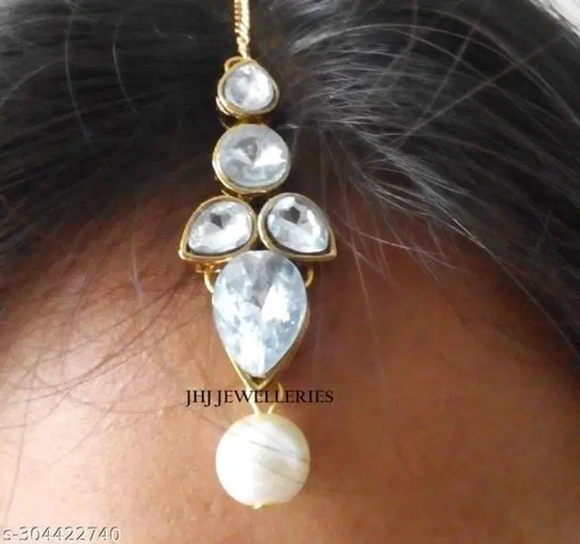 Alloy Maangtika for Women (Multicolor)