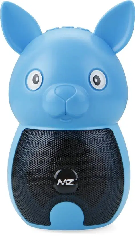 MZ M2 BLUETOOTH PORTABLE SPEAKER Dynamic Thunder Sound 800mAh Battery 5 W Bluetooth Speaker, Blue