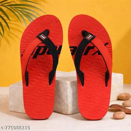 Sparx EVA Flip-flops for Men (Red, 6)
