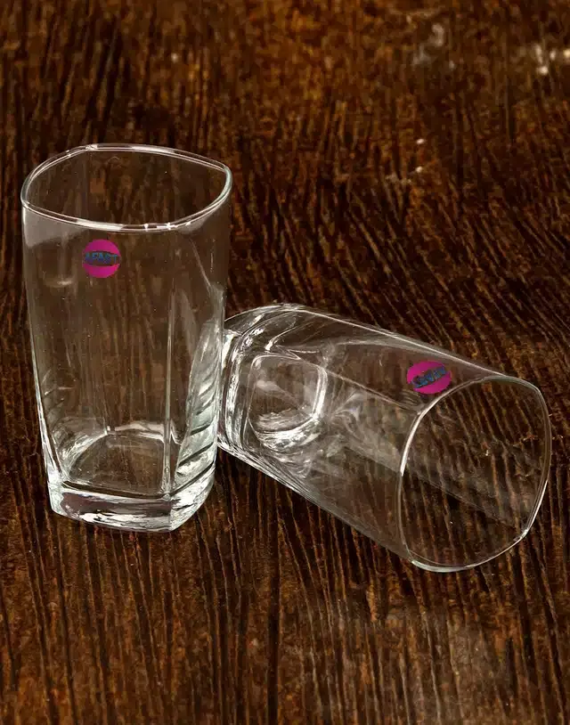 Liquor cum Cocktail Glasses, Transparent, 350 ml, Pack of 2
