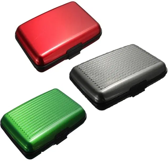 Plastic Card Holders, Multicolor, Pack of 3