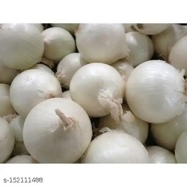 Onion White Vegetable Seeds, Pack of 500
