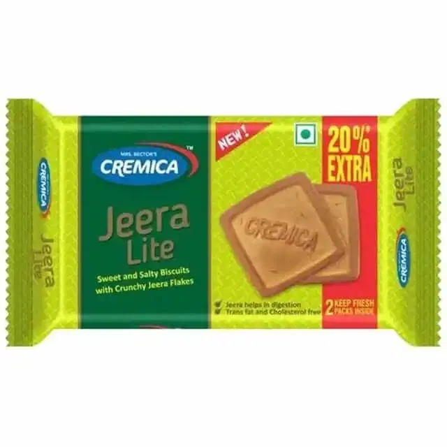 Cremica Jeera Lite Biscuits, 156 g