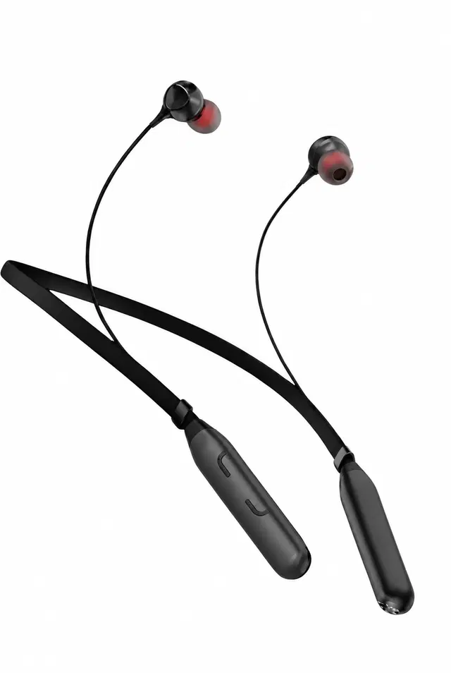 Bluetooth Headset Neckband Bt 165, Hd Sound Quality, True Wireless, Black