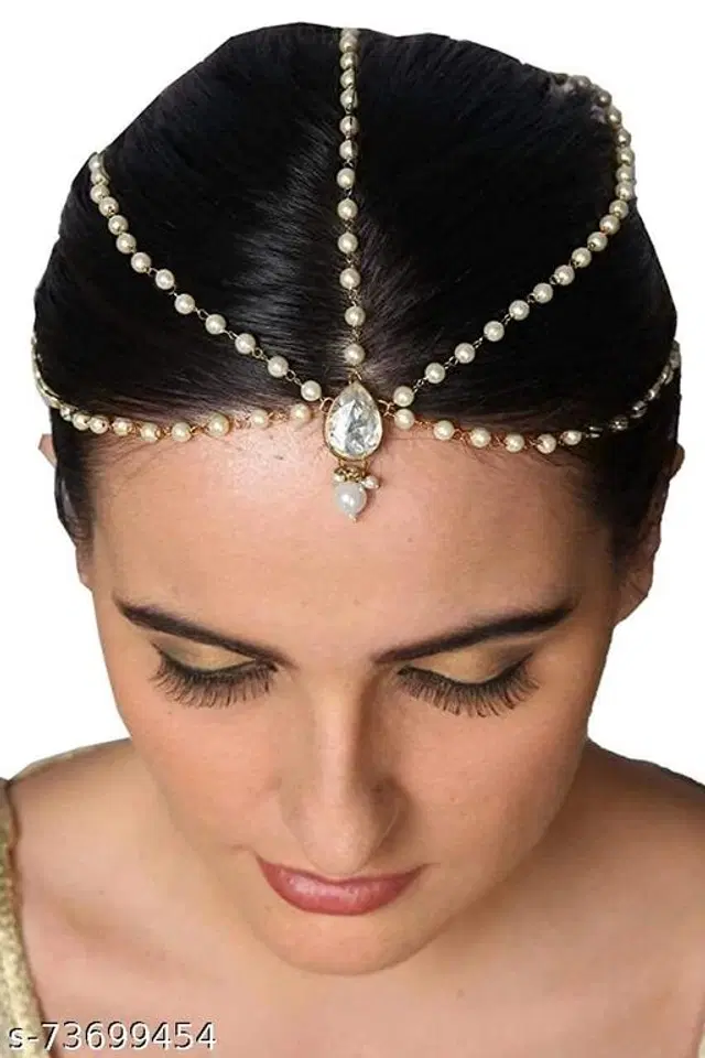 Alloy Maangtika for Women (Multicolor)