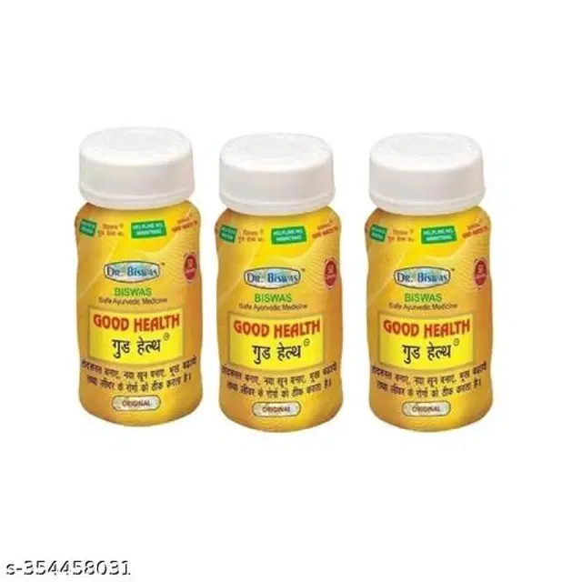 Dr. Biswas Good Health 60 Pcs Capsules, Set of 3