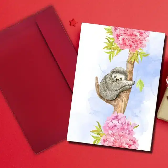 So Sorry Printed Card, Multicolor