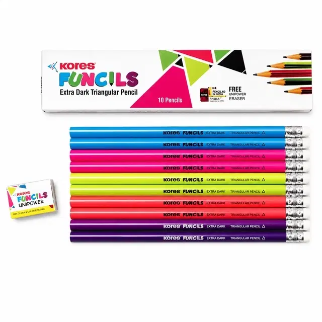 Funcil Arty Pencils, Polymer PencilSet of 10
