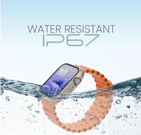 Silicone Strap S8 Ultra Smart Watch, Orange