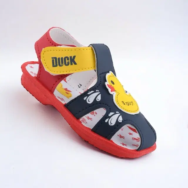 Sandals for Kids (Red, 15)