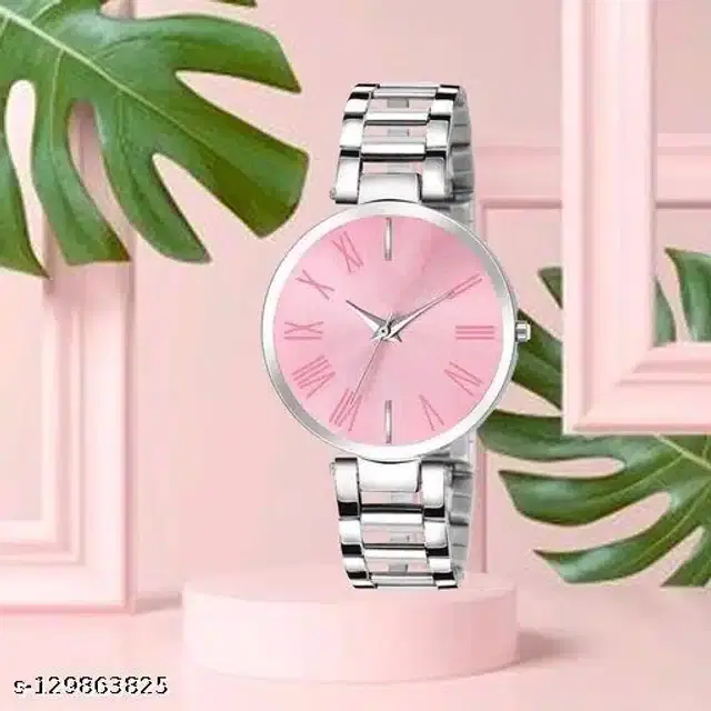 Analog Watch for Women (Pink)