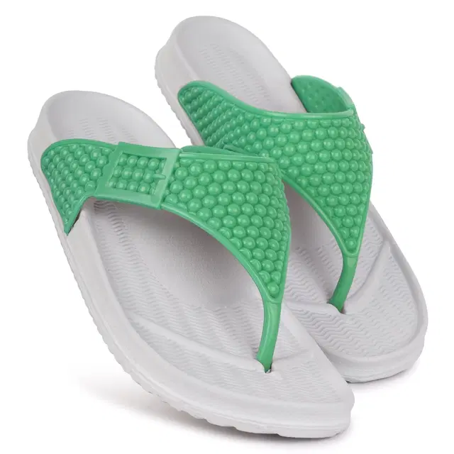 Flipflops for Women (Green, 6)