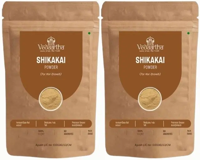 Vedaartha Ayurvedic Shikakai Hair Care Powder, Pack of 2 (100 g)