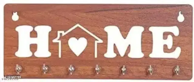 Wooden Key Holder, Brown