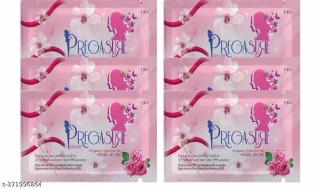 Pregasure One Step Pregnancy Test Kit, Pack of 6
