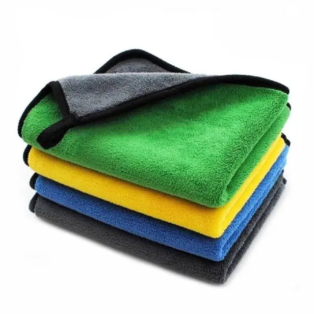 Neekshaa Microfiber Towel, Multicolor, 40x40 cm, Pack of 4