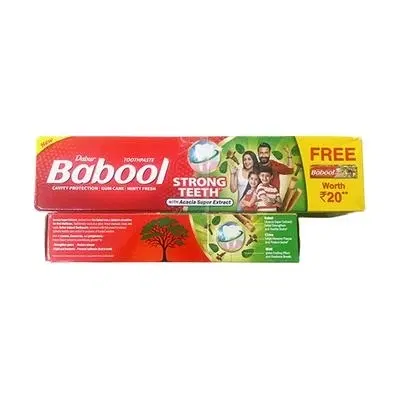 Dabur Babool Toothpaste 175 g + Free Babool Paste 68 g