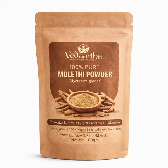Vedaartha 100% Natural Pure Mulethi Powder, 100 g