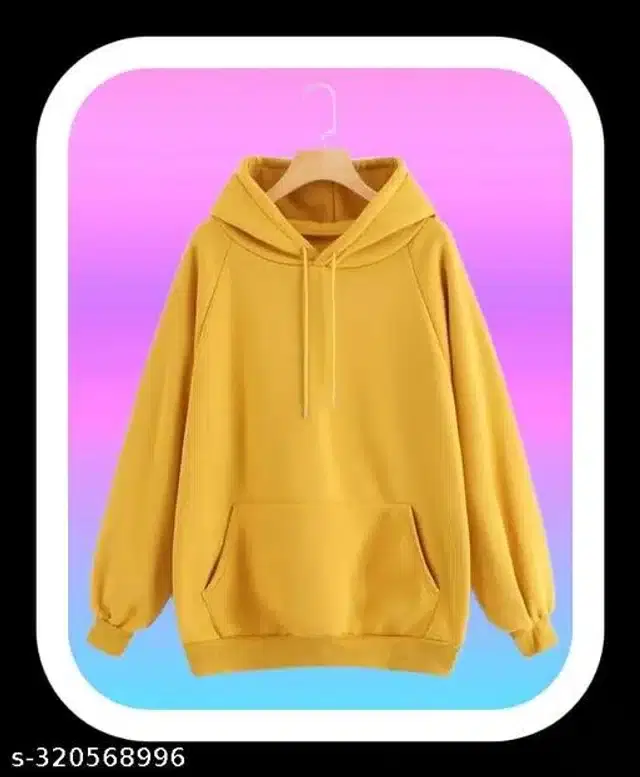 Full Sleeves Sweatshirts for Women (Mustard, S)