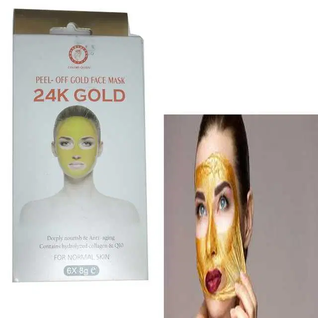 1 Colors Queen 24 K Gold Peel Off Gold Face Mask, R955
