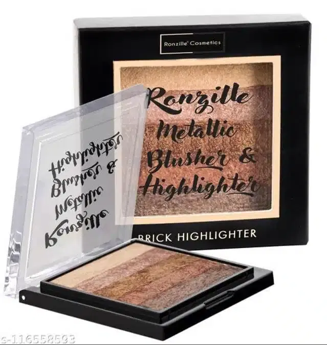 Ronzille Metallic Highlighter, Multicolor