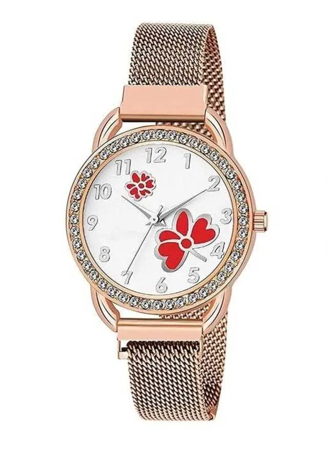 Analog Watch For Womens (Rose Gold) (WS-274)