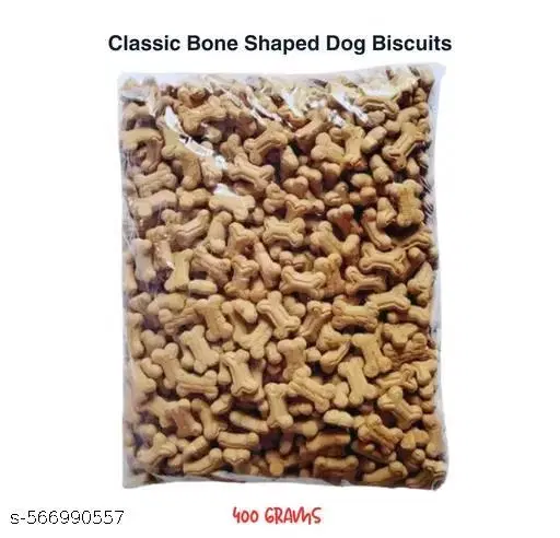 Generic Chicken & Rice Flavour Biscuits For Dog ,400gm, (Pack Of 1)