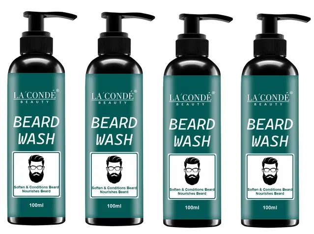 La'Conde Intense Clean Beard Wash, 100 ml, Pack of 4