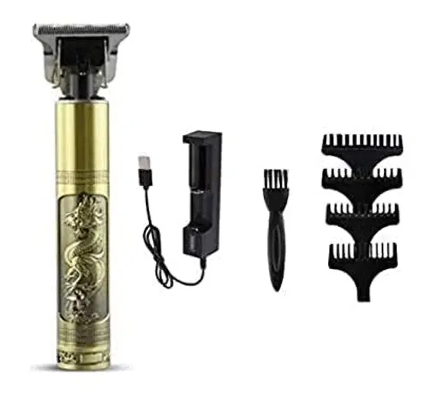T9 Rechargeable Professional Hair Trimmer for Men & Women, Gold