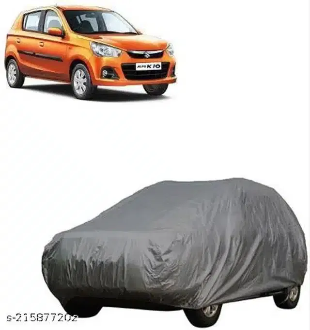 Taffeta Waterproof Car Cover for Maruti Suzuki Alto K10, Multicolor