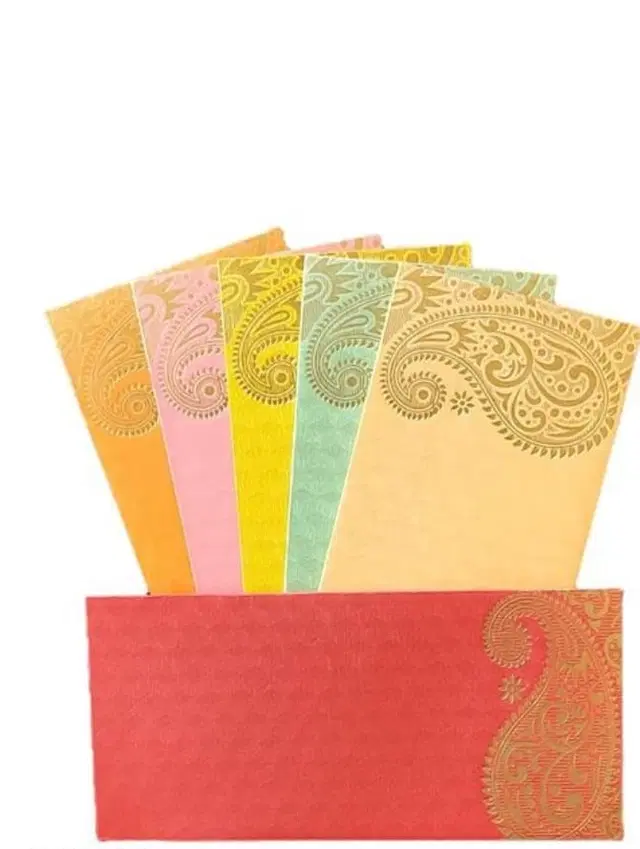 Posshe Traditional Envelopes, Multicolor, Pack of 30