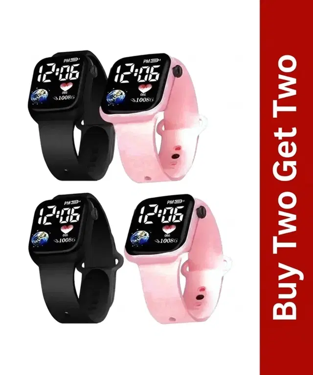 Digital Watch Combo for Kids, Buy 2 Get 2