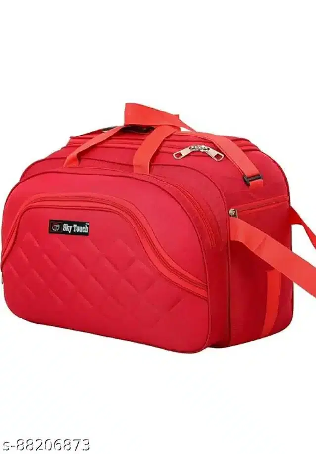 Nylon Duffel Bags, Red
