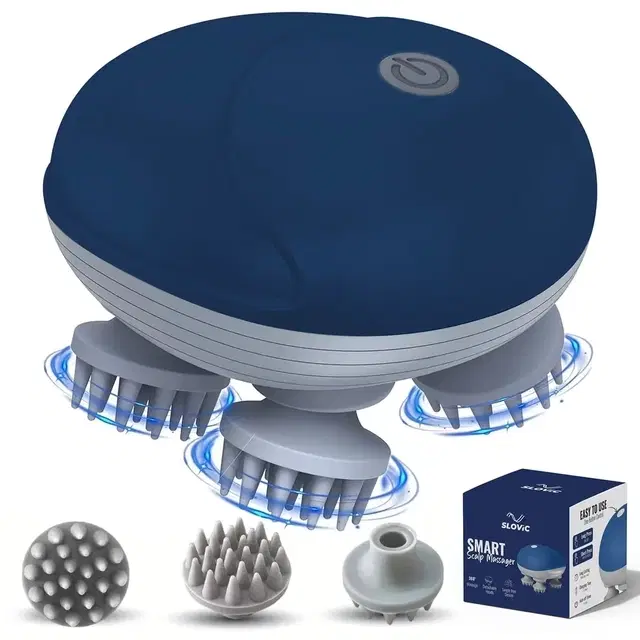 Slovic Scalp Massager, Blue