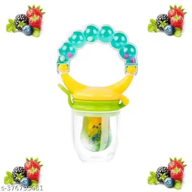 Silicone Rattle Nibbler for Infants, Multicolor