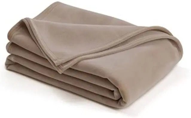 Fleece Blanket, Cream, 60x90 Inches