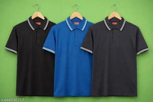 Cotton Blend Printed T-shirt for men, Multicolour (M) Pack of 3