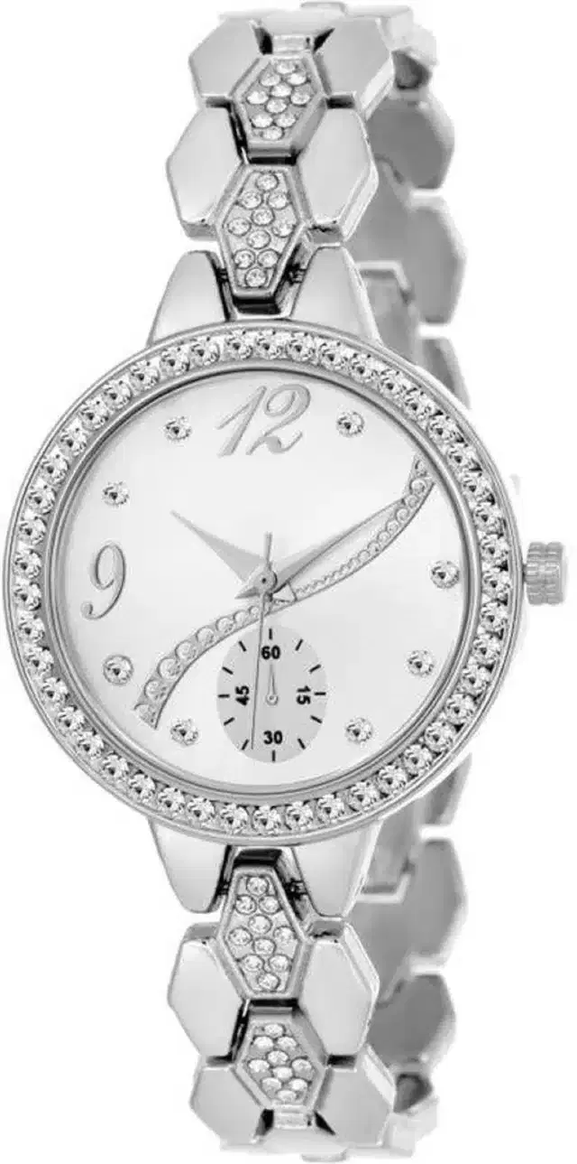 Analog Watches for Women (Silver)