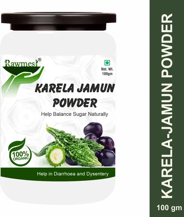 Pure Ayurvedic Karela-Jamun Seed Powder, 100 g