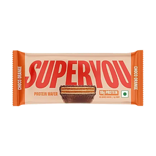 Superyou Choco Orange 10 g Protein Wafer Bars, 40 g