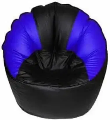 UK Mudda Chair Bean Bag Cover only, Without Beans Size - XXXL - Blue & Black
