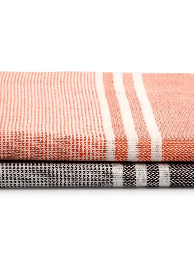 Cotton High Absorbent Bath Towels, Multicolor, Pack of 2