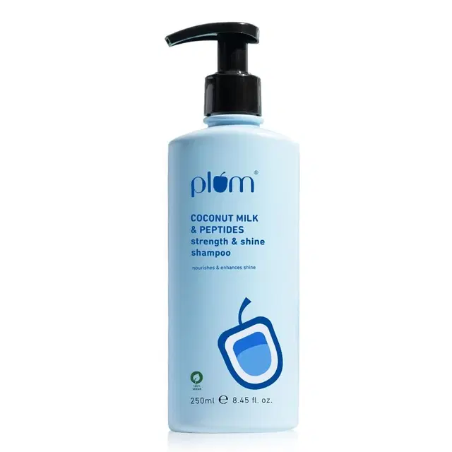 Plum Coconut Milk & Peptides Strength & Shine Shampoo 250 ml